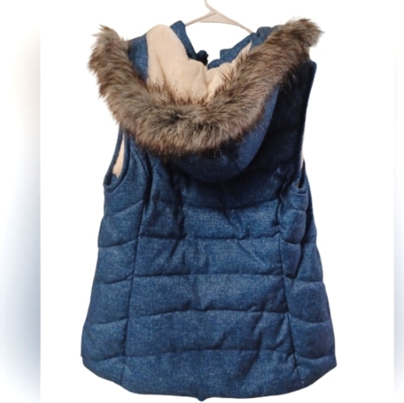 Green Tea Dark Blue Winter Vest Size Medium - Picture 7 of 13